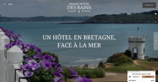 Le nouveau site internet du Grand Hôtel des Bains